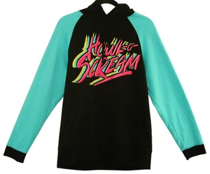 Busch Gardens Sea World Howl O Scream Hoodie M Neon Paint Dripping Skull NWOT - Picture 1 of 7