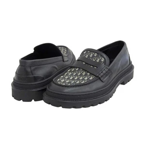 Dior Explorer Loafers Oblique mens Black beige 【A】 - Picture 1 of 7