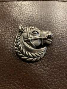 Vintage Mexican Silver 925 Sterling Horse Head Brooch Pendant - Picture 1 of 5
