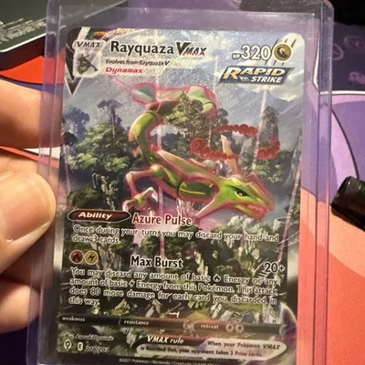 Rayquaza VMAX (Alternate Art Secret) 218/203 SWSH07: Evolving Skies Holo - Image 1 of 4