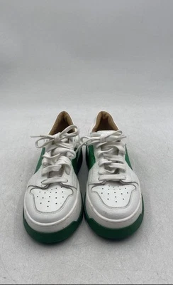 Steve Madden Mens Joey Green White Leather Lace-Up Sneaker Shoes Size 38 - Image 1 of 4