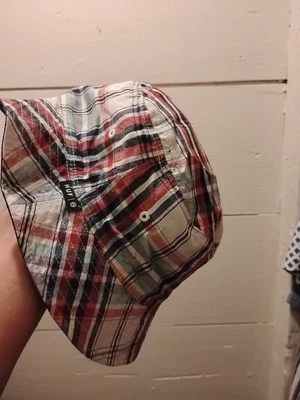 Sombrero Huf Bucket Azul Y Cuadros Reversible Talla Única Foto 1 de 4