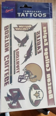 HOJA NUEVA TATUAJES TEMPORALES BOSTON COLLEGE EAGLES  Foto 1 de 2