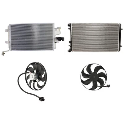 A/C AC Condenser for VW Volkswagen Jetta Audi TT Quattro 2000-2003 - Image 1 of 4