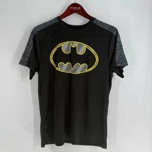 Batman Rundhalsausschnitt Kurzarm Freizeit Grafik T-Shirt schwarz grau Größe Small - Bild 1 von 9
