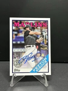 2023 Topps #88BA-PB Rookie Peyton Burdick Auto 1988 Design - Bild 1 von 2