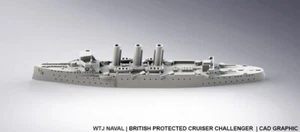 1:1800 HMS Challenger - Picture 1 of 1