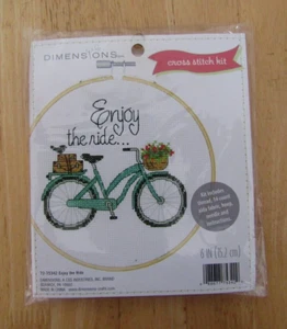 Dimensions Enjoy The Ride Cross Stitch Kit - Picture 1 of 2