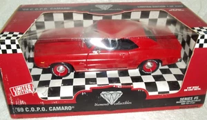 ERTL 1969 COPO RED CHEVY CAMARO 1/18 SCALE DIECAST CAR IN BOX COLLECTIBLE 1998 - Picture 1 of 7