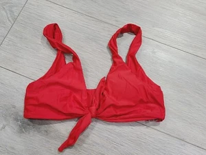 Zaful Bikini Top Wide Strap Twist Front Medium 6 4th Of July - Picture 1 of 3