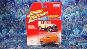 JOHNNY  LIGHTNING  WOODYS & PANELS ORANGE '33 WILLYS PANEL VAN  SEALED - Picture 1 of 4