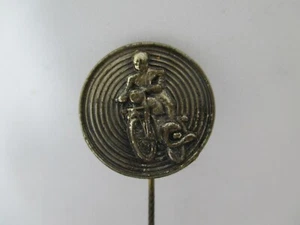 Alte Motorrad Biker Anstecknadel aus Metall Oldtimer Pin - Bild 1 von 3