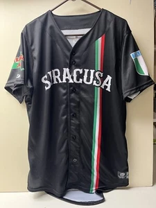 Met's Brett Baty 2024 Game Used Worn Auto Syracuse Jersey TOP PROSPECT MLB - Picture 1 of 5