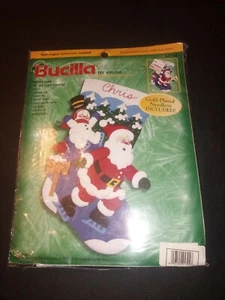 2000 Bucilla #84250 Frosty Lake 18" Stocking New Unopened - Picture 1 of 5