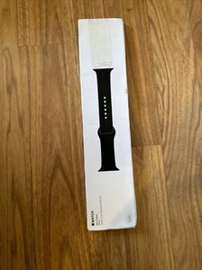 Genuine Apple Watch Black Sport Band-Space Gray SS Pin- 38mm—MJ4F2ZM/A-Brand New - Zdjęcie 1 z 3