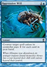 OPPRESSIVE WILL X4 4 4X Saviors of Kamigawa MTG Magic Cards DJMagic