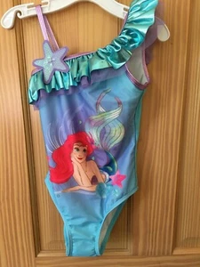 NWT Disney Store Ariel Swimsuit Little Mermaid Girls 4,5/6,7/8,9/10 - Picture 1 of 4