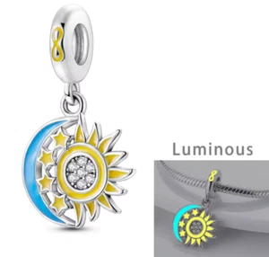 Charms Anhänger Silber 925 für Pandora Armband Sommer Sonne 2025 Trend Dame #20 - Bild 1 von 1