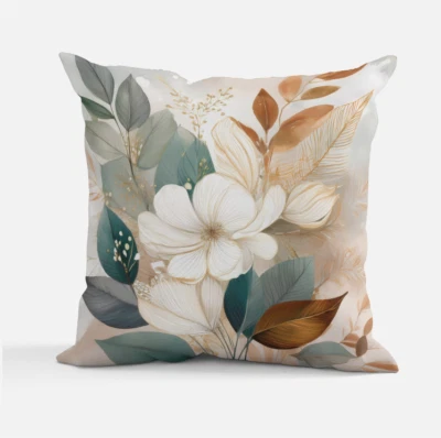 Cojín Almohada Natural Inspirado en Boho 12x12" 16x16" 24x24" Poliéster Foto 1 de 4