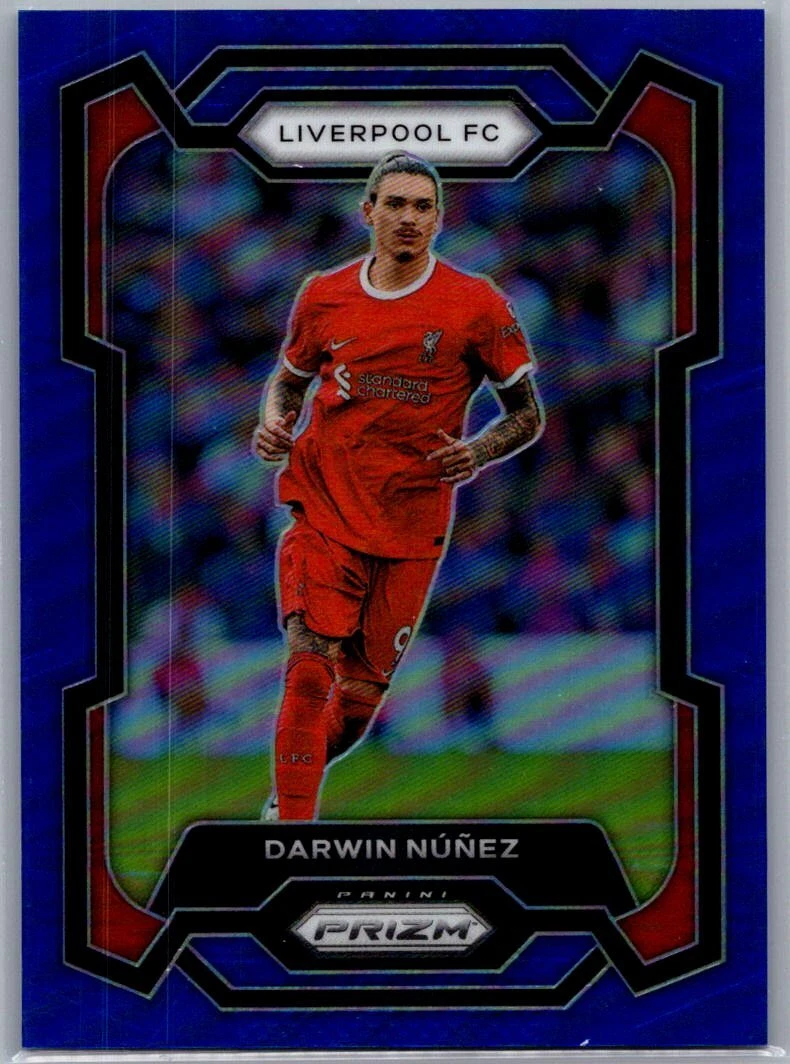 2023-24 Panini Prizm Premier League #75 Darwin Nunez Blue #/299