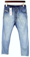 DIESEL Narrot-Ne Denim Sweat Pants JoggJeans Jeans Men's W28 Faded Stretchy