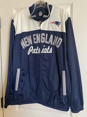 New England  Patriots NFL Lined Light Jacket Full Zip G-III Apparel Size XL - Image 1 of 4