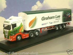 OXFORD SCANIA JOCKEY TRUCK/TRAILER MOLLY MAY EDDIE STOBART GRAHAM LEE 76SHL10WF - Picture 1 of 2