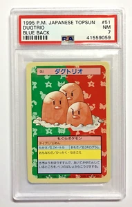 Pokemon PSA 7 Near Mint 1995 DUGTRIO Topsun Blue Back Japanese Promo #51 - Bild 1 von 2