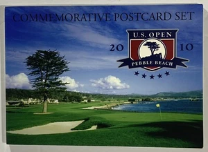 US Open Pebble Beach Postcard Set 2010 us open postcards 12 pga new - Picture 1 of 10
