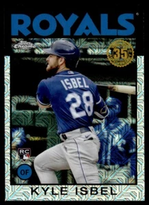 2019 Topps Update 1986 Chrome Kyle Isbel - #148 - Picture 1 of 2
