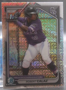 Robert Calaz (Rockies/RC) - 2024 Bowman Chrome Mojo Refractor - Picture 1 of 1