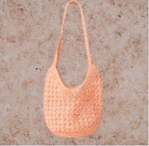 BTB Los Angeles Uma Schultertasche Stroh Neu mit Etikett - Bild 1 von 7