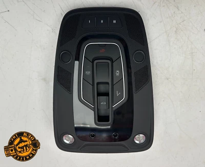 2017-2019 AUDI A4 S4 - FRONT OVERHEAD CONSOLE DOME LIGHT LAMP BLACK OEM 69kmiles - Image 1 of 4