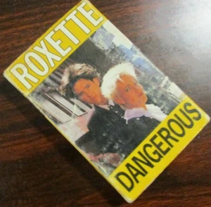 Roxette, Dangerous, Cassette Single, 1989, EMI Records, Blue Cassette - Picture 1 of 4