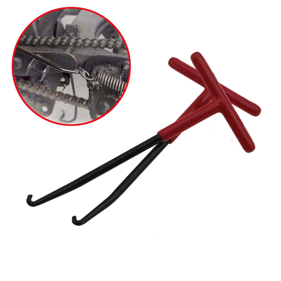 2Pcs Motorcycle Exhaust Muffler Pipe Spring Puller Hook Tool Dirt Pit Bike ATV — 第 1/4 张图片