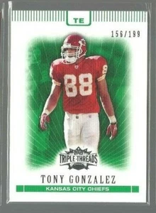 2007 Topps Triple Threads Emerald #75 Tony Gonzalez 156/199 (ref 87639) - Picture 1 of 1