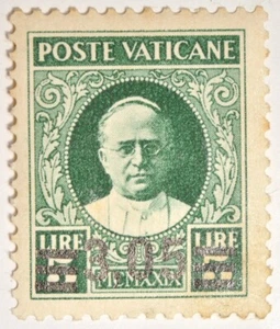 Scott#39 Vatican City 3.05 on 5 Unused/LH K14058 - Picture 1 of 2