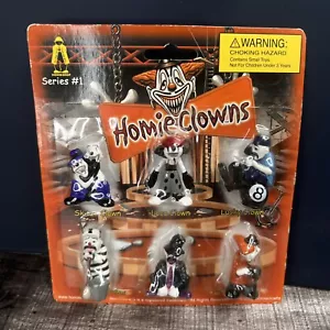 Paquete de 6 figuras vintage 2002 Homie Clowns serie 1 Hobo Lucky Loco Skitzo payaso - Imagen 1 de 6