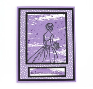 Stampin' Up! Tarjetas de ducha de felicitación de tarjetas de boda estampadas - Imagen 1 de 1