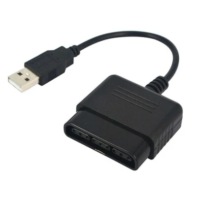 Cavo convertitore adattatore controller di gioco USB PS2 a PS3 per Sony PlayStation 2 3 - Immagine 1 di 3