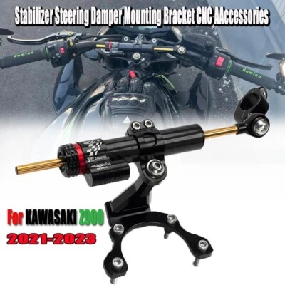 Suporte absorvente suporte amortecedor direção estabilizador para KAWASAKI Z 900 2021-2024 - Imagem 1 de 4
