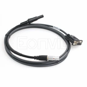 Serial RS232 Data Power Cable for Leica 8 Pin SAE DB9 GPS1200 RX1250 TS30 CS10 - Picture 1 of 3