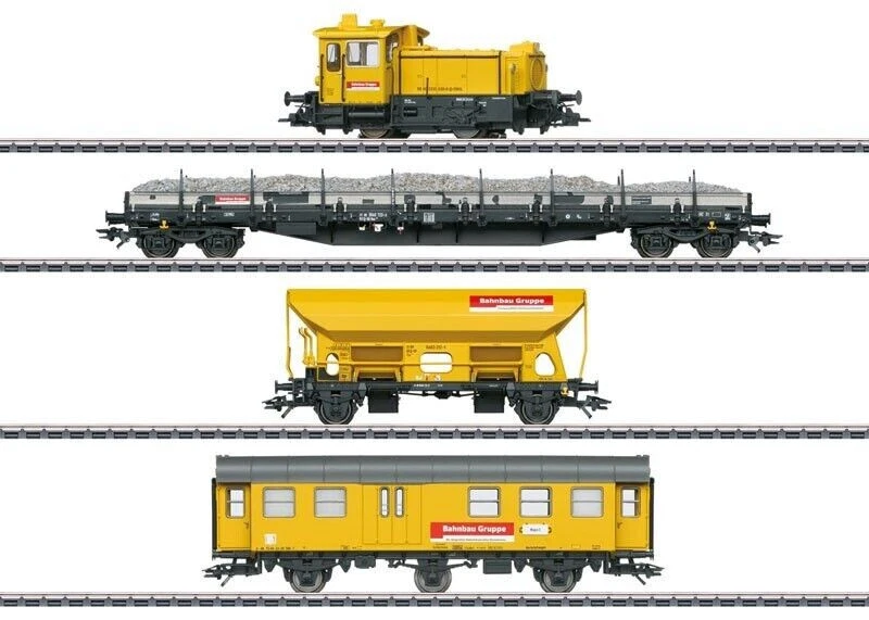 Märklin 26621 Zugpackung Bahnbau-Gruppe mit Köf Ep.VI MFX+Sound HO 1:87 NEU - Bild 1 von 1