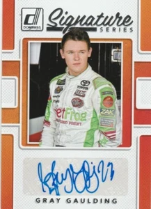 2018 Donruss Nascar Racing Gray Gaulding Signature Series Autograph SS-GG - Picture 1 of 1