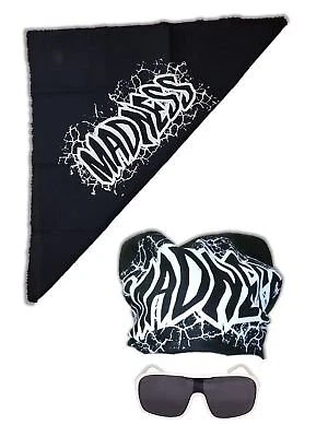 Macho Man Randy Savage Madness Bandana White Sunglasses Costume Cover