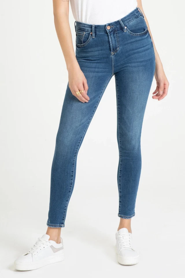 Dear John Denim Olivia Super High Rise Skinny Jeans Size 25 NWT Color: Frontage - Image 1 of 4