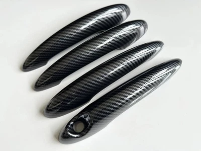 COPRI MANIGLIA 4 PORTE EFFETTO CARBONIO HQ CLIP IN MINI COOPER R60 COUNTRYMAN JCW - Immagine 1 di 3