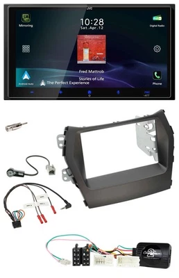 JVC USB Bluetooth 2DIN DAB Lenkrad Autoradio für Hyundai Santa Fe ab 2012 ohne N - Bild 1 von 4
