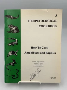 A Herpetological Cookbook: How to Cook Amphibians & Reptiles By Liner (1978) - Imagen 1 de 9