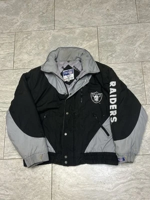CHAQUETA ACOLCHADA CON CAPUCHA DE COLECCIÓN AÑOS 90 Team NFL OAKLAND LOS ANGELES RAIDERS TALLA XL Deportes Foto 1 de 4